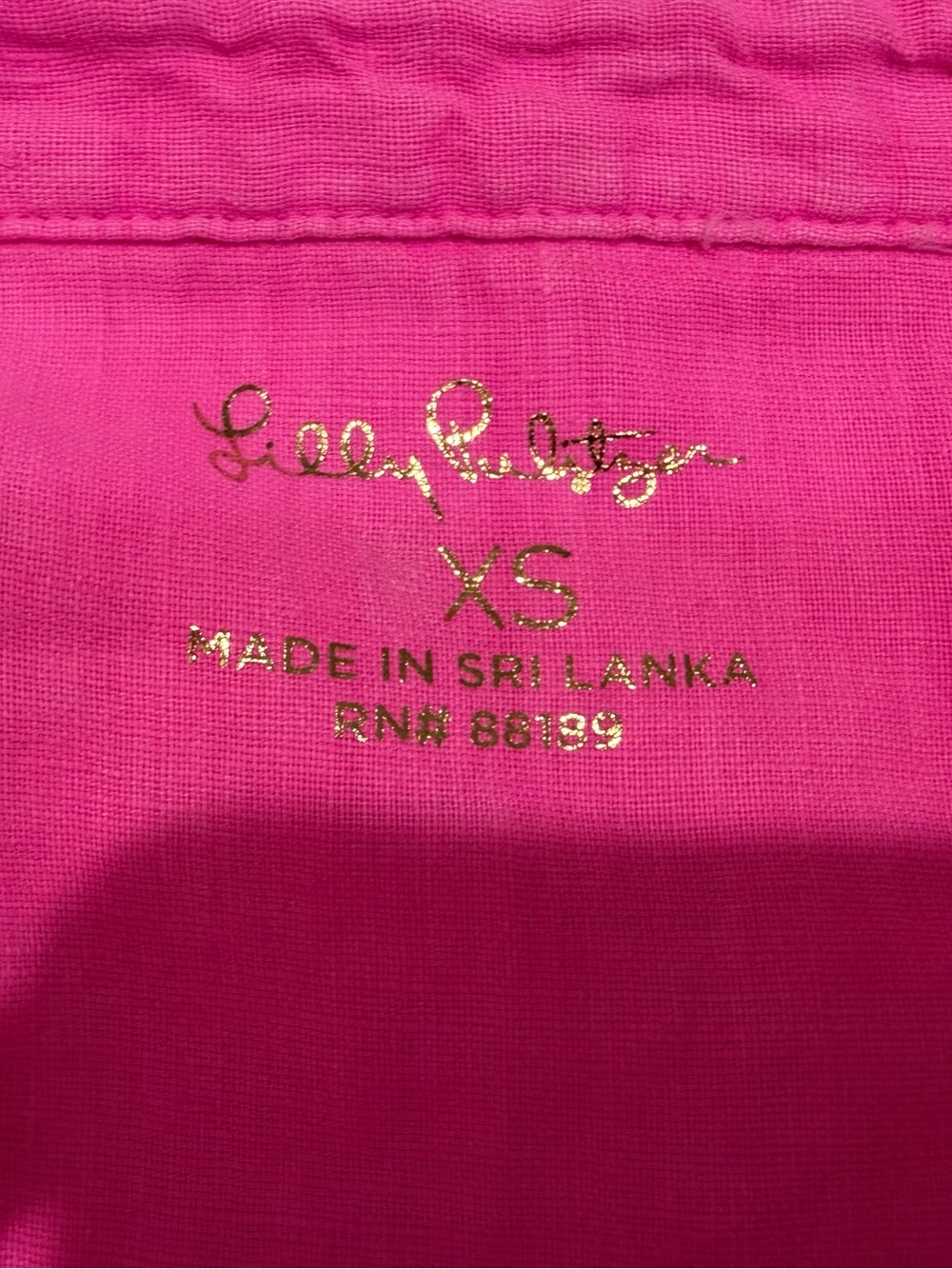 Lilly Pulitzer Pilar Tunic Linen Dress Aura 
Pink Size XS - Picture 6 of 16
